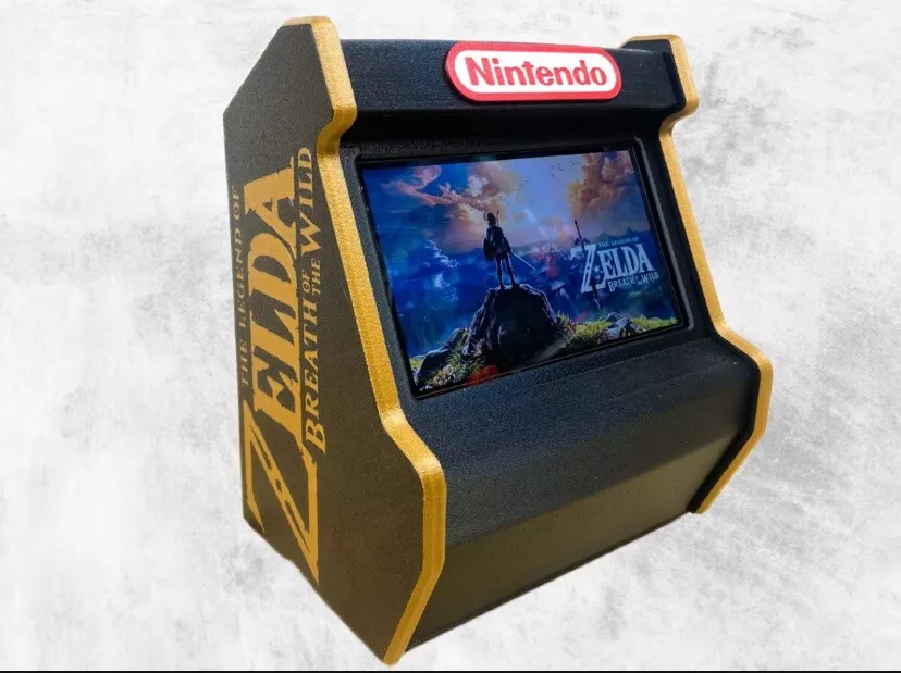 Nintendo Switch Arcade Case OLED Zelda BOTW Side Graphic eBay
