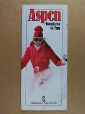 1980-1981 Aspen Buttermilk Snowmass Ski Resort Brochure