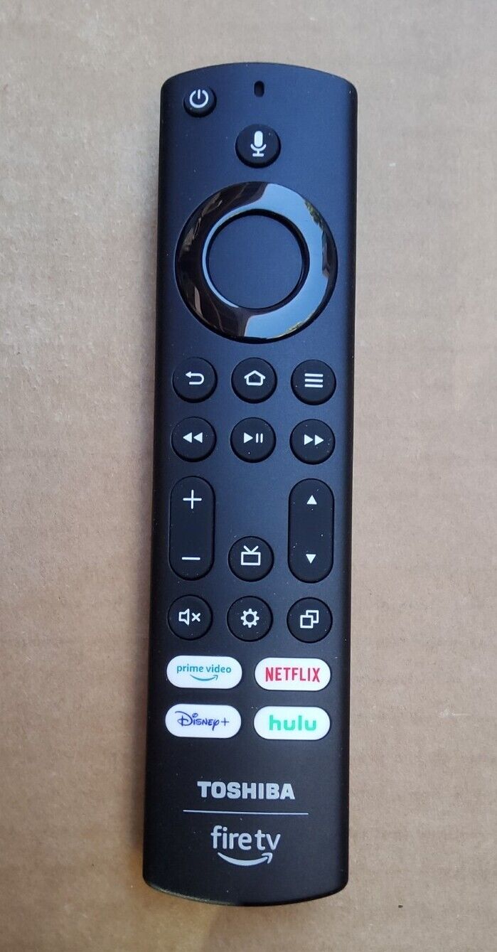 Toshiba fire tv Remote Control model CT-95018 / Prime,Netflix,Disney,hulu apps.