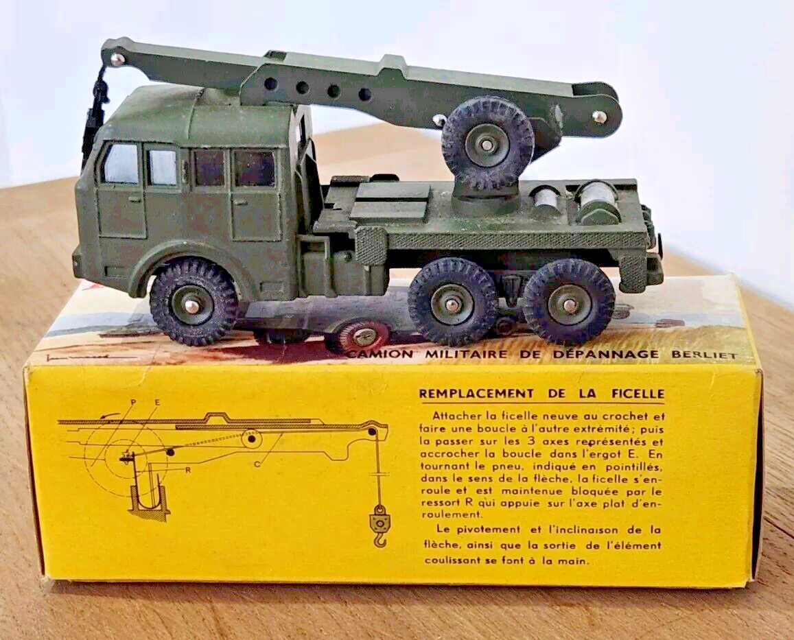 Vintage Dinky Toys Military Breakdown Truck Berliet 826 Vintage Dinky Toys Military Breakdown Truck Berliet 826