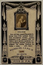 PAPA PIO IX° SANTINO CON RELIQUIA OFFERTA 50 CENTESIMI FESTE GIUBILARI 1854.1879