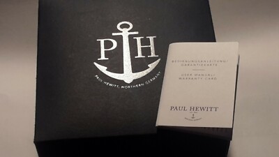 PAUL HEWITT--SCATOLA PER OROLOGIO-CON GARANZIA -VINTAGE-RARE WATCH