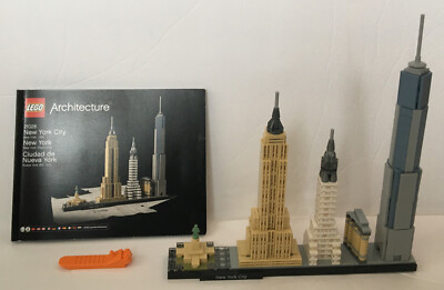 Lego Architecture New York City Set 21028 Empire State Building 598 Pieces  100% 673419247160|