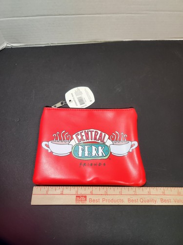Friends Central Perk Cosmetic Bag Zippered Makeup Pouch Case TV Series Coffee - Picture 7 of 8