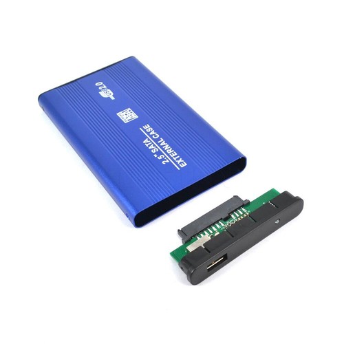 Guscio in lega di alluminio con scatola per disco rigido mobile esterno SATA USB - Photo 7/14