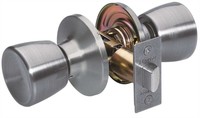 Light Duty Passage Tuo-series Knob Lockset, Satin Nickel Finish - 1 Each Light Duty Passage Tuo-series Knob Lockset, Satin Nickel Finish - 1 Each