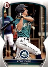 2023 Bowman Draft Cole Young #BD-87 Seattle Mariners