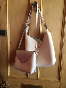 pale pink handbag