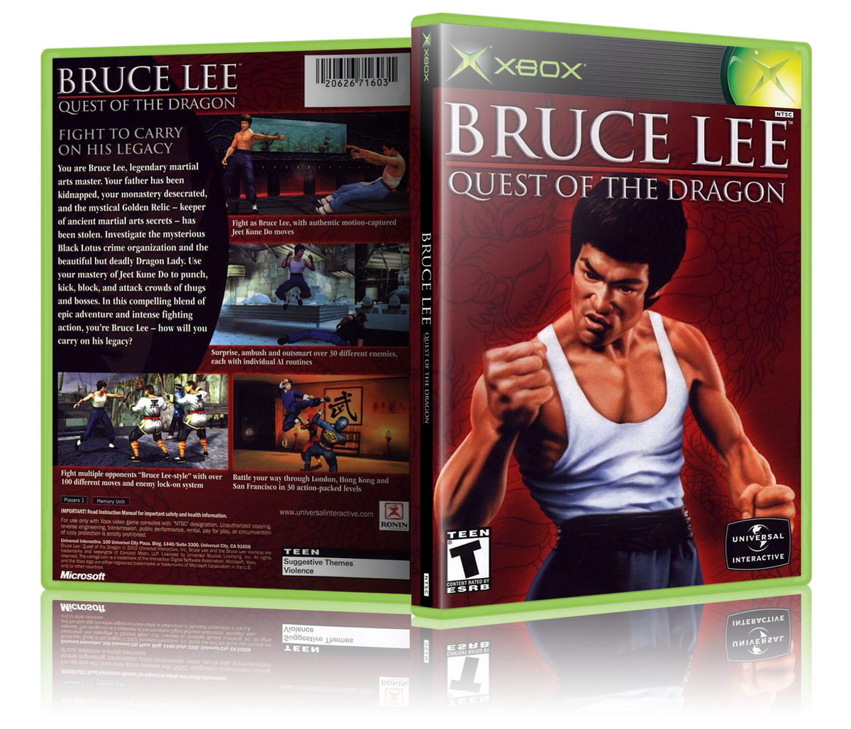 Xbox - Lee Bruce Lee: Quest of the Dragon • Xbox Original – Mikes Game Shop