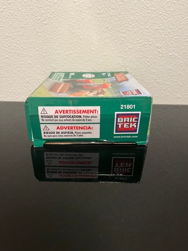 BRICTEK: Farm Tractor with Trailer Log 21801 - NEW IN BOX - Picture 5 of 6