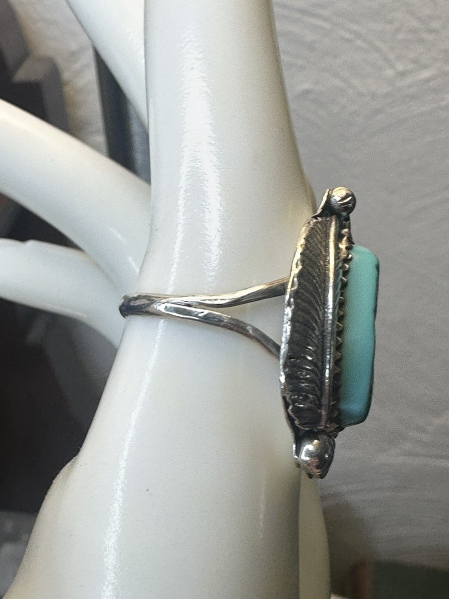 Vtg Patricia Platero? Native American Turquoise 925 Silver