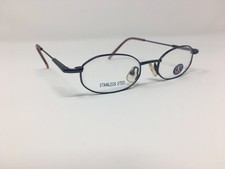 Authentic Little League Eyeglasses 44-17-130 Flex Hinge Metal Oval China P474