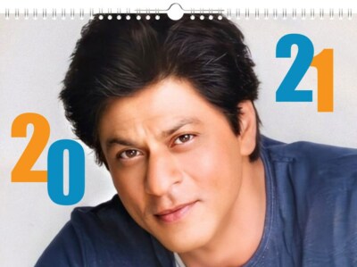 Shahrukh Khan Wandkalender 2021 mit Spiralbindung (13 Blätter, Farbig) NEU