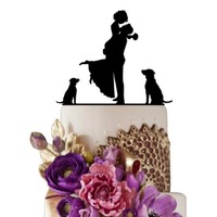 Cake Topper 17 Black Wedding Cake Topper Personalized Cake Toppers For Wedd... on sale Cake Topper 17 Black Wedding Cake Topper Personalized Cake Toppers For Wedd... on sale