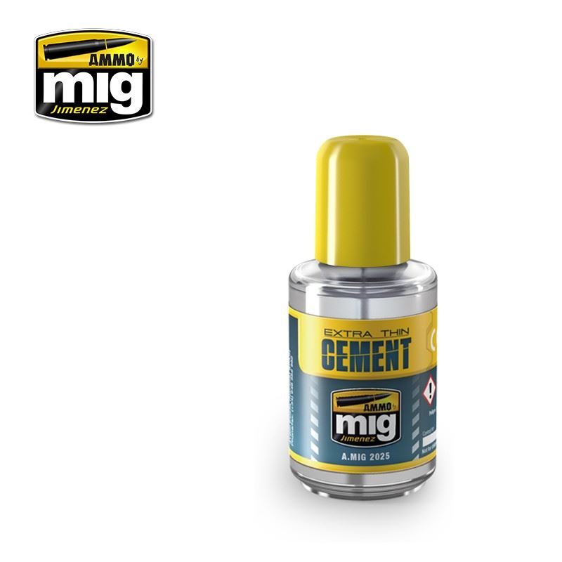 Ammo by Mig Mig2025 Extra Thin Cement Polyester Plastic Glue