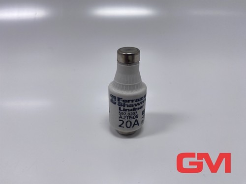 VE 5x Ferraz Shawmut Lindner Sicherungseinsatz A211508 fuse link 597.0207 20A - Bild 4 von 7
