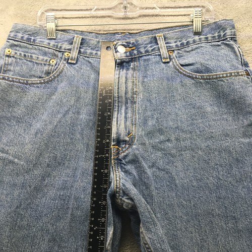 VTG Levi's Shorts Men's 36 Blue 550 Relaxed Straight American Workwear Denim - 第 8/10 張圖片