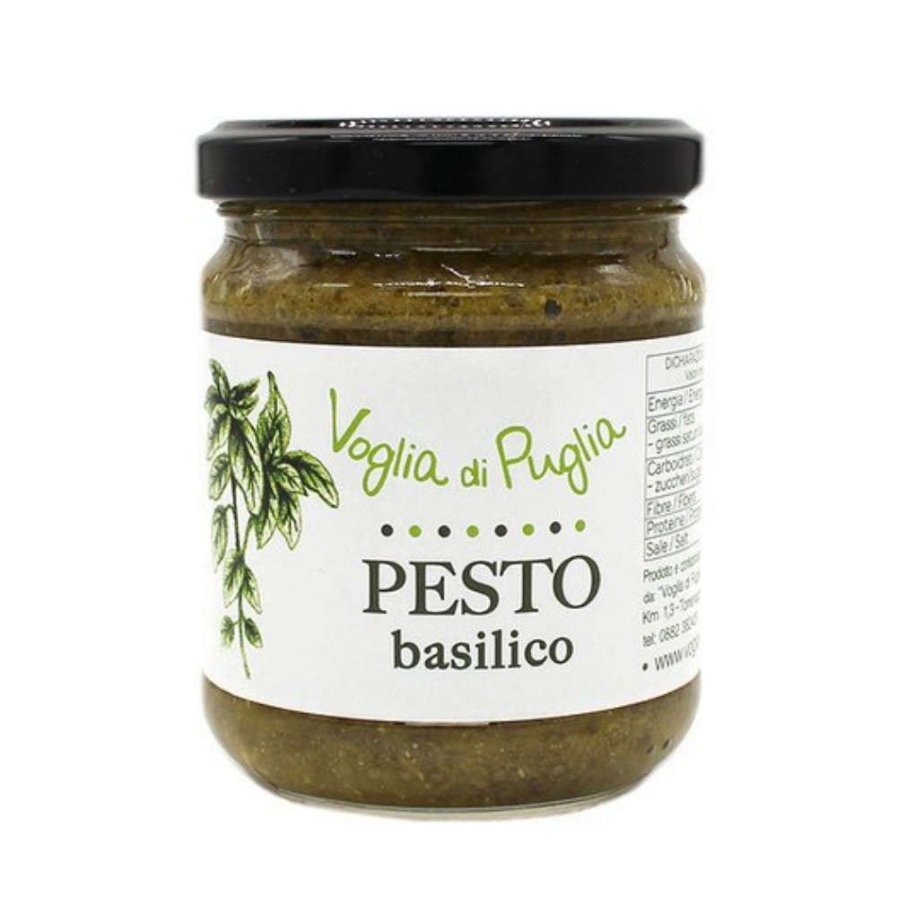 Voglia Di Puglia Pesto Alla Genovese In Olio Extravergine D'oliva 190g