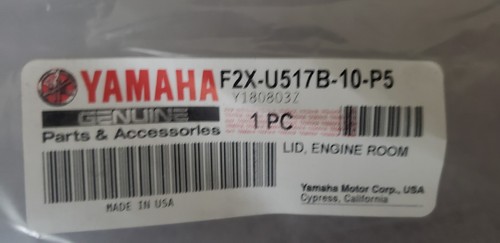 OEM - Yamaha Engine Room Lid - F2X-U517B-10-P5 - EBS-4-L - Bild 2 von 4