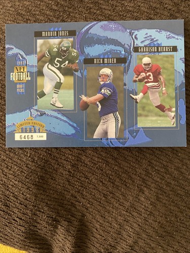 1993 NFL UD Draft Picks Football Garrison Hearst Rick Mirer Marvin Jones - 第 1/2 張圖片