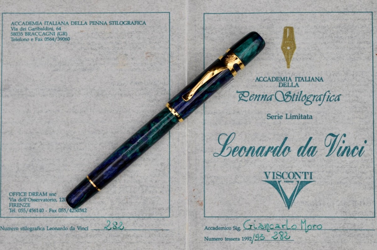 VISCONTI Ragtime Leonardo da Vinci Accademia Italiana della Penna