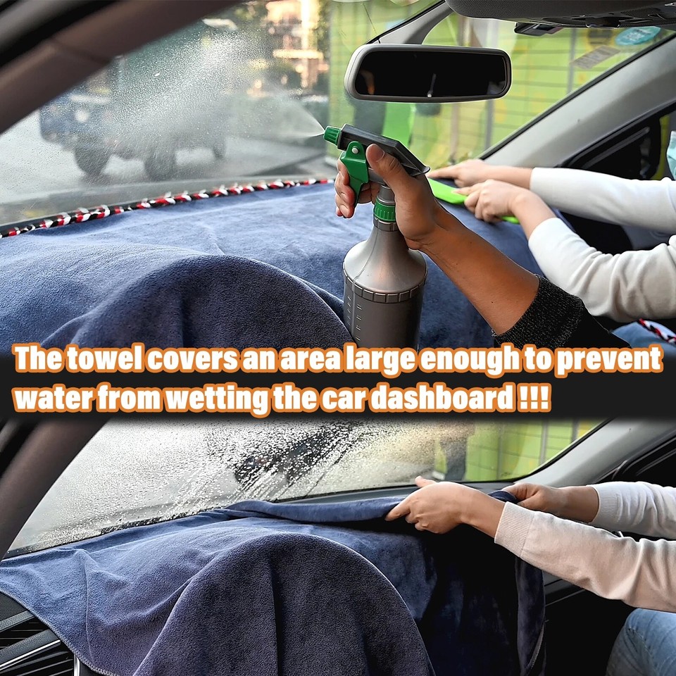 Window Tint Tools Car Dashboard Towel Protection Towel Soak Rope - AOSE - Microfiber Cloth