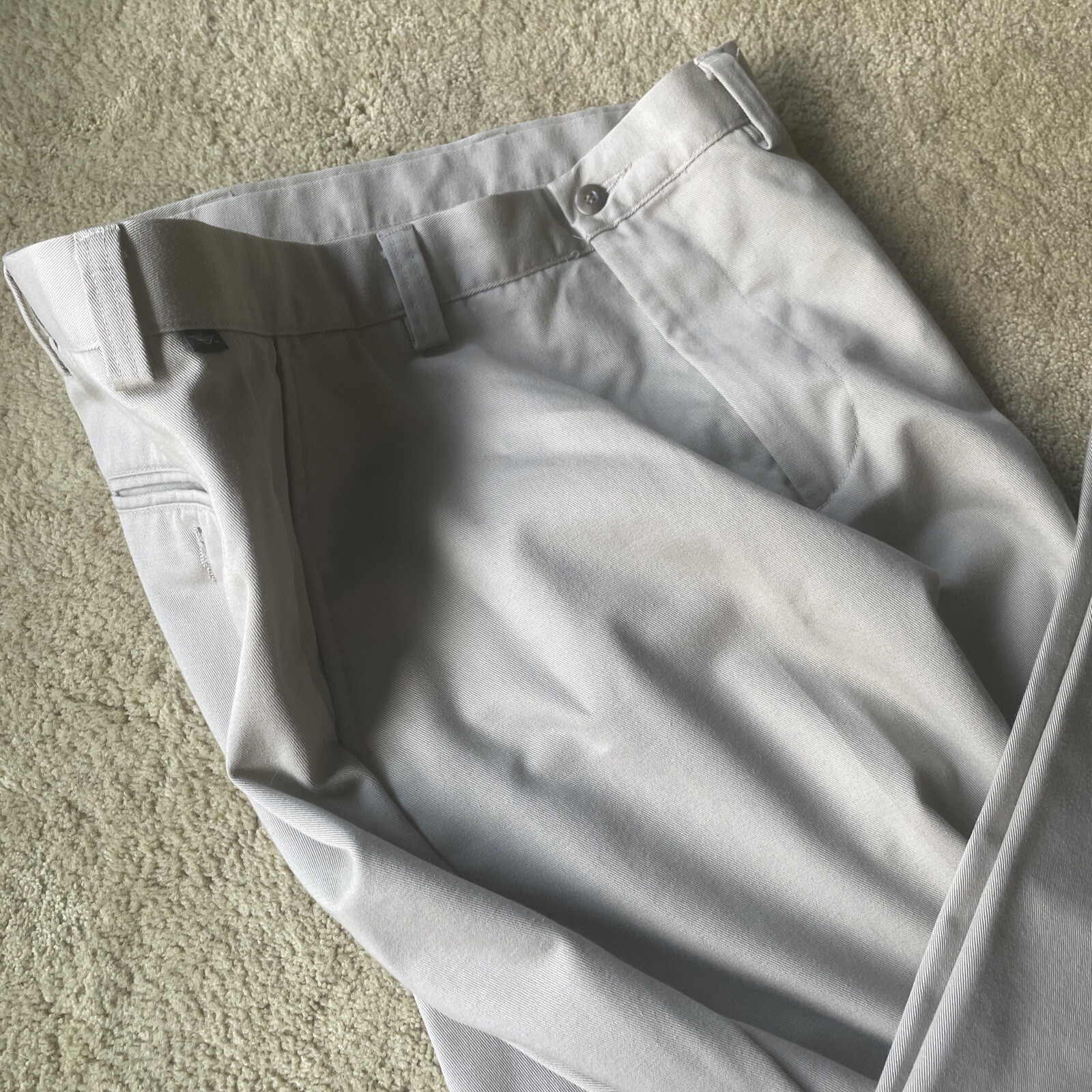Mens Dockers Basic Twill Pants Beige W34&rdquo; L 32"