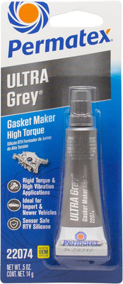 22074 Ultra Grey Rigid High-Torque RTV Silicone Gasket Maker, Sensor S