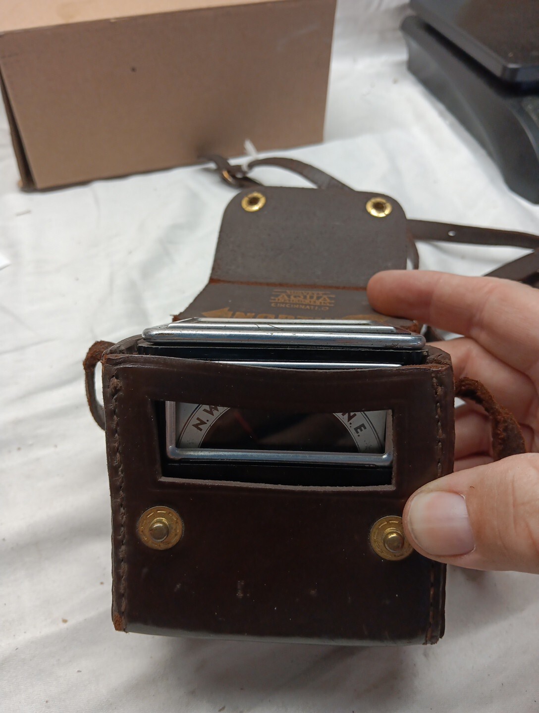 Vtg Surveyors Compass Aqua Survey & Instrument Co. Locator W