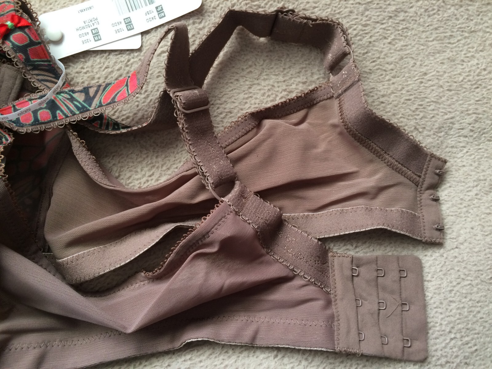 Elomi 46DD Portia Monarch Underwire Plunge Bra Style 4150 NWT | eBay