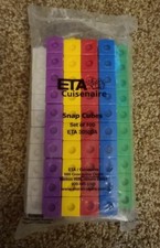 ETA Cuisenaire Snap Cubes- Math Counting Set of 100 ETA