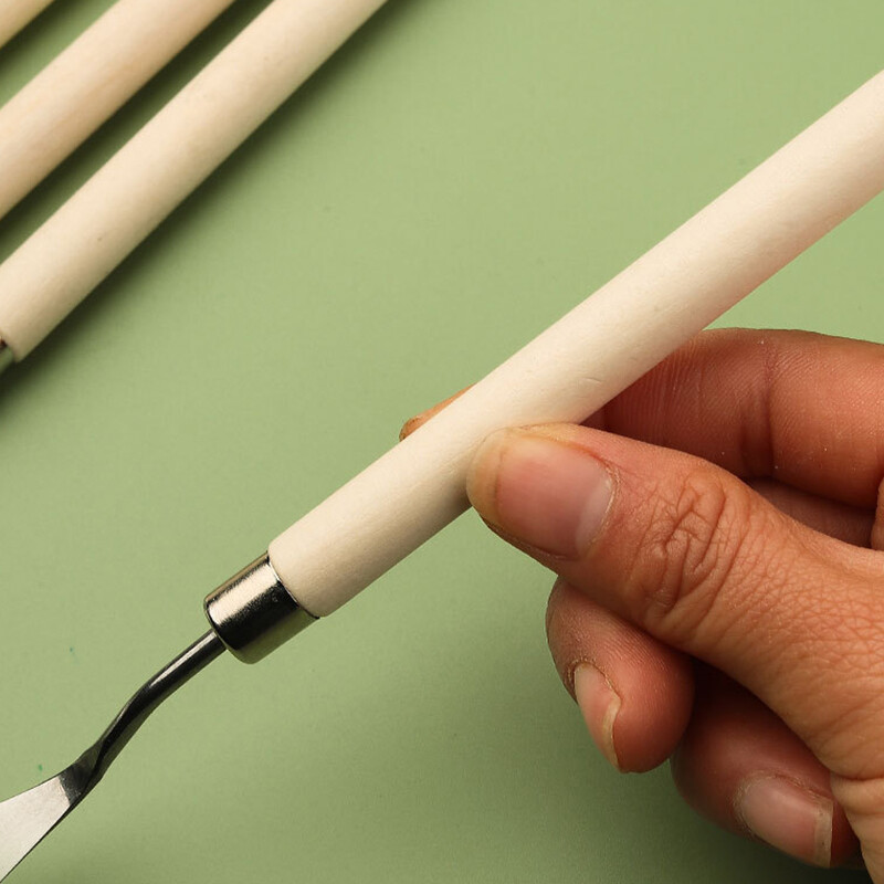 Set 11 Spatole Per Pittura MumdoYAL - 5 Coltelli Da Paletta E 6 Raschietti Per Acrilico, Olio E Guazzo - Foto 11