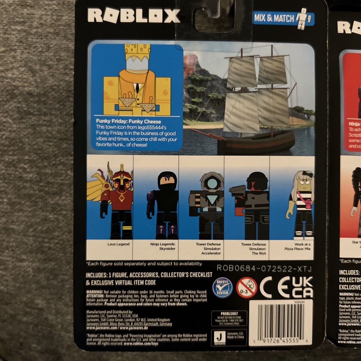 Roblox - Funky Friday: FUNKY CHEESE & Exclusive Virtual Item Code 2022 NIB