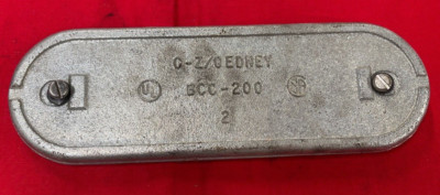 OZ GEDNEY BCC-200 2'' CLIP ON CONDUIT BODY COVER