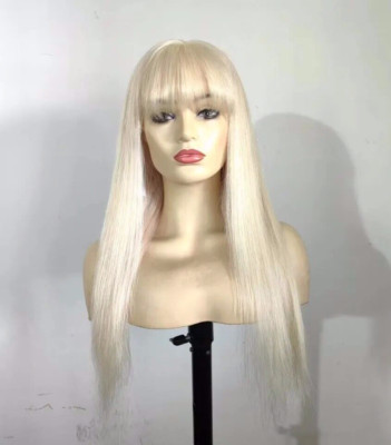 maxine creme blond 613 Framing Fransen Lace Front European 100% Echthaar Perücke