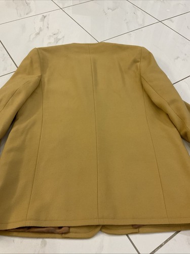 Delmod Cashmere Damen Blazer/Jacke Sandgelb Gr.(22)44/XL-2XL Super Zustand - Bild 9 von 16