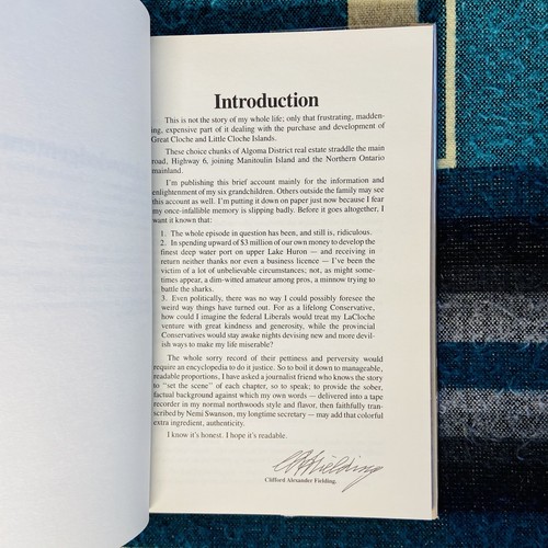 The Unbelievable Story Of Fisher Harbour Clifford Fielding Inscribed Hardcover - Imagen 4 de 11