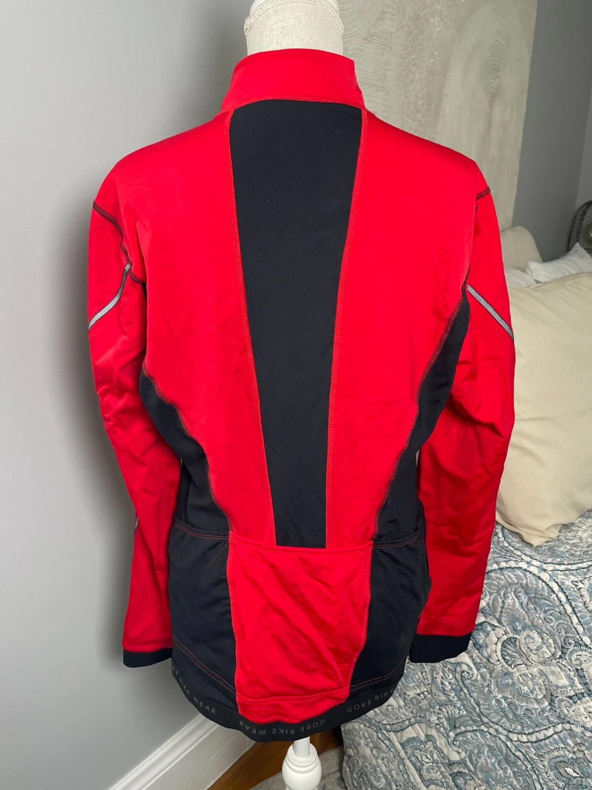 gore-bike-wear cycling full zip fleece reflect jacket