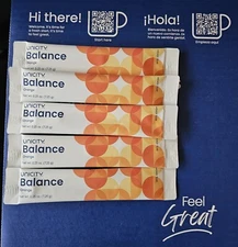 New -Unicity Feel Great with 5 pack of Orange Balance - Exp 11/2026