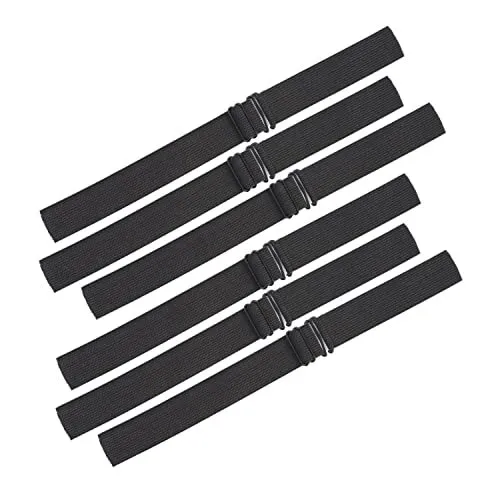 6 Pcs Black Adjustable Elastic Band For WigsŒadjustable Straps For Wigs And  Maki