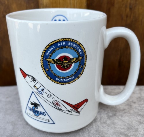 Vintage Rare Naval Air Systems Command Trawing Training Airwing Coffee Mug