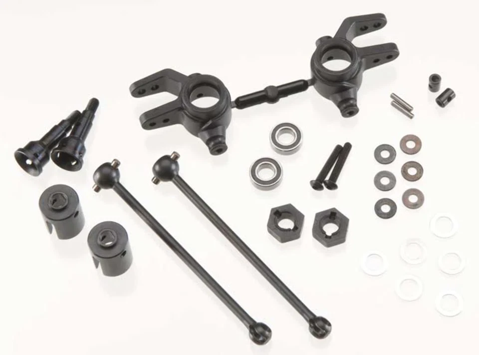 New Tekno RC M6 Front & Rear Driveshafts & Steering Block Set Stampede / Slash 4 - Image 2 of 3