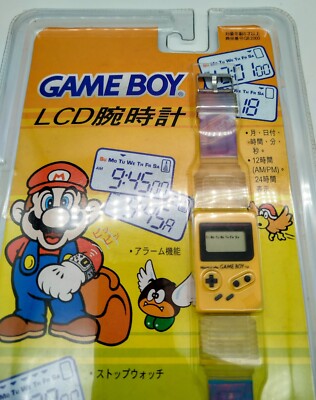 新品・未開封　Nintendo GAMEBOY　LCD WATCH Nintendo Game Boy Lcd Wrist Watch Vintage Japan Version