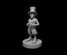 Gnome Merchant w/Big Hat Monster Manual 28mm Scale DND D D Tabletop Mini