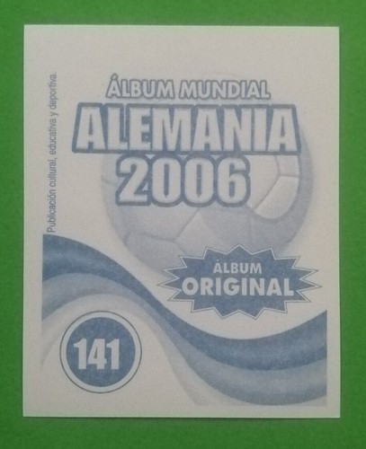2006 Navarrete Germany World Cup FIFA #141 NIGEL DE JONG Netherlands Sticker - 第 2/2 張圖片