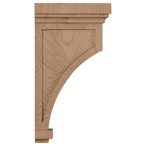 Ekena Millwork COR05X05X10FLRW Fluted Wood Corbels 5 1/2"W x 5 1/2"D x 10"H R... - Picture 3 of 4
