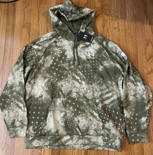 Under Armour Men's UA Freedom Rival Fleece Amp Hoodie 1379211-390 3XL