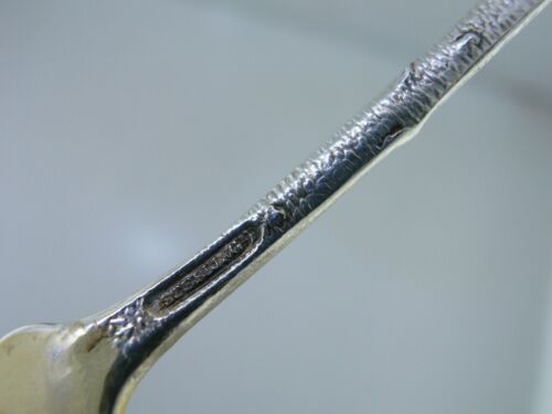 12 Sterling Silber Kirschgabeln mit figürlichem Zweig Blatt & Kirschen ästhetisch - Bild 6 von 6