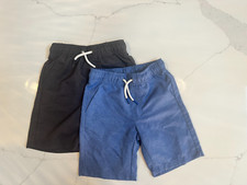 Boys' Cat  Jack Quick Dry Swim/Play Drawstring Shorts - Sz XS 4/5 - LOT of 2