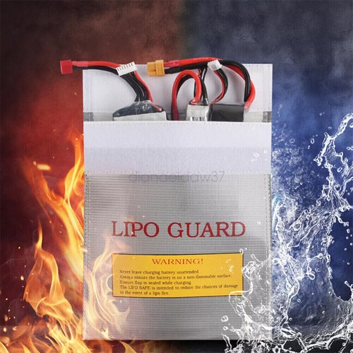 NEW Li-Po Lipo Battery Safe Guard Bag Fireproof Explosionproof Charge&Storage - Picture 2 of 15